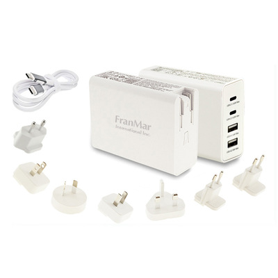 FPD100 Series: 100W USB-C PD 4-Port GaN Wall Charger