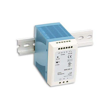96W Slim Type DIN Rail Power with Short Circuit / Overload / Over Voltage Protections