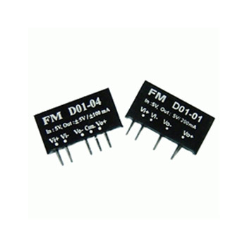 D02-65 (A3) - 2W DC to DC Converter single in line package Converter
