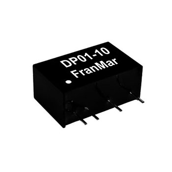 DP01 - 1瓦单列直插封装DC-DC 整流转换器带隔离, 1瓦单列直插封装DC/DC转换器: DP01