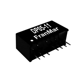5W single output Regulated DC-DC Converter with SIP8 package using 94V-0 Potting Material