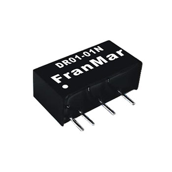 DR01-03N - 1W DC/DC regulated output power