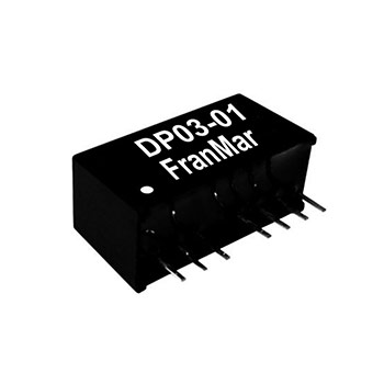 DP03-絶縁機能付き3ワットSIPタイプ安定化DC-DC整合ー。この製品は、IoT、電子モーター、情報およびネットワーク、産業用制御および通信機器、3W SIPタイプDC / DC整合ー：DP03での使用に非常ににされています。