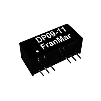 DP09 - 9瓦宽域输入DC-DC 整流转换器带隔离, 5瓦单列直插封装DC/DC转换器: DP09