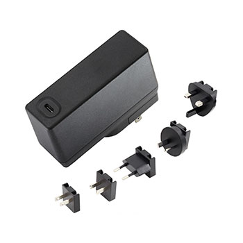 Austauschbare 60-W-USB3.0-Stromversorgung in medizinischer Qualität mit QC4.0+-Schnellladung