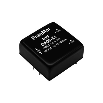 DA06-40y: Преобразователь постоянного тока DIP-типа, 6 Вт, с изоляцией 3 кВ постоянного тока.