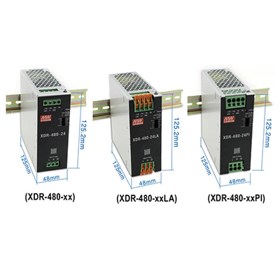 XDR-480-12,High-Performance 12V 30A 360W Ultra-Slim DIN Rail Power Supply