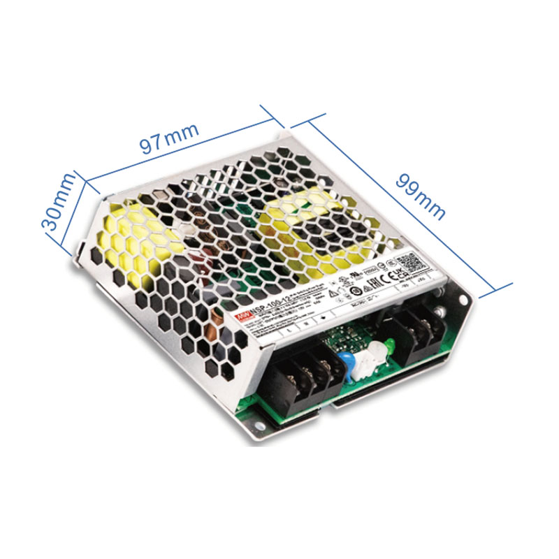 NSP-100 Series,100W high-reliability, multi-industries, universal enclosed type power supply